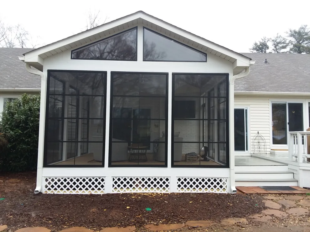 Greensboro NC Screened Porch with Window Conversion by Archadeck Piedmont Triad - Photo 2
