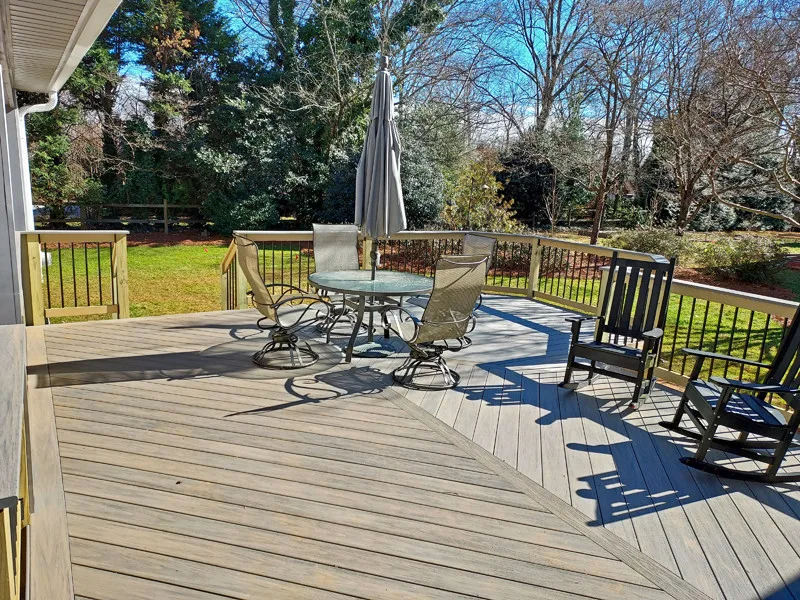 Custom Railing for Greensboro TimberTech AZEK Deck by Archadeck Piedmont Triad - Photo 3