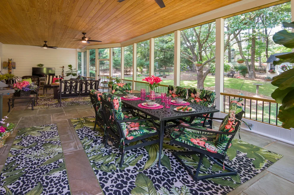 Level Ground Screened Veranda by Atlanta Decking & Fence Co., Inc. - Photo 2