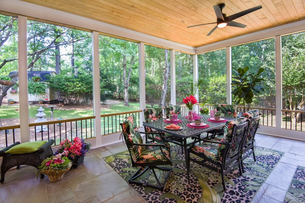 Level Ground Screened Veranda by Atlanta Decking & Fence Co., Inc. - Photo 3