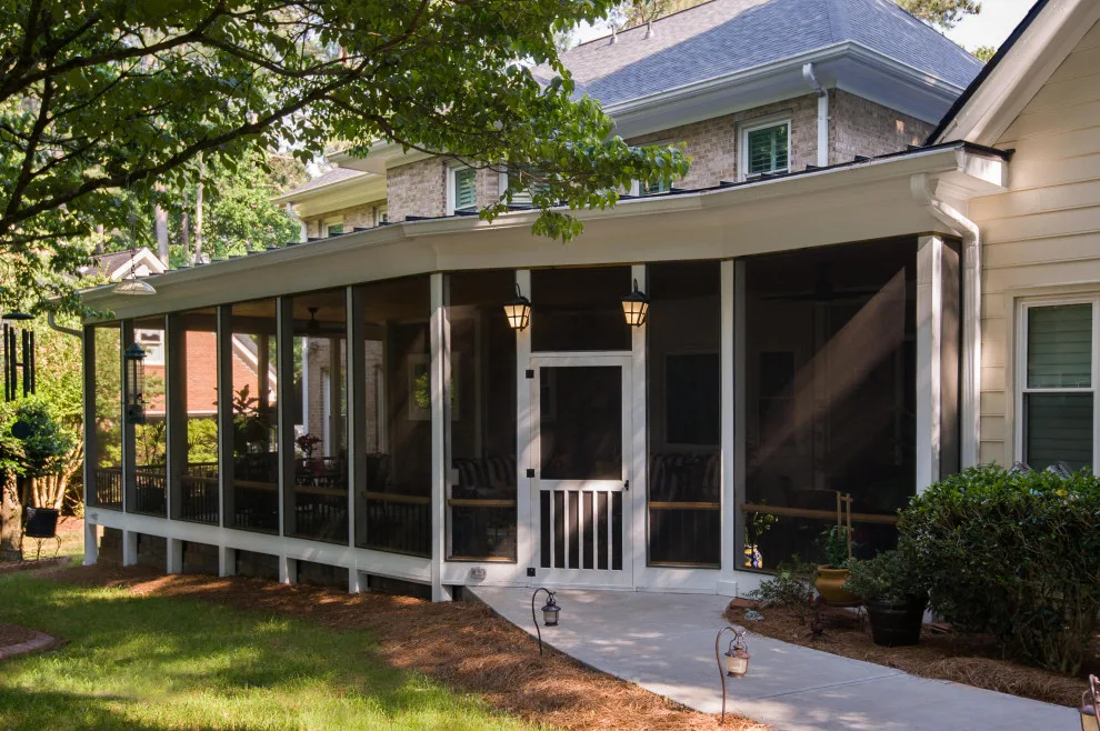 Level Ground Screened Veranda by Atlanta Decking & Fence Co., Inc. - Photo 11