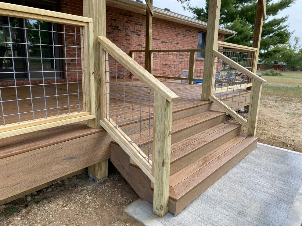 Covered Deck in Hall Farm Style by Comfort Zones By Design LLC - Photo 3