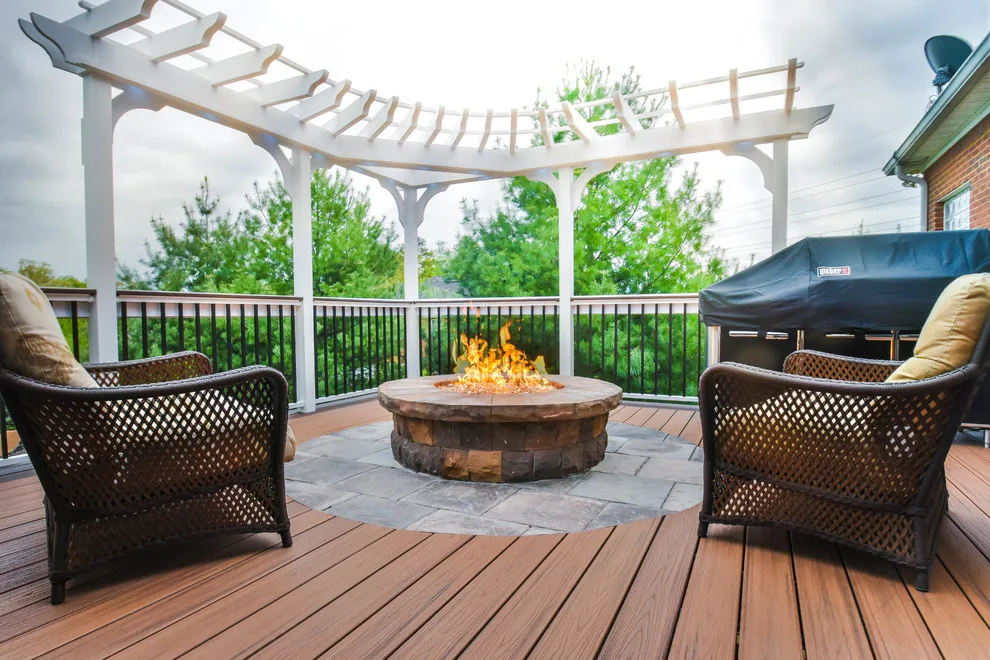 Fire Pit Hall Project by Smoky Mountain Deck Builders - Photo 13