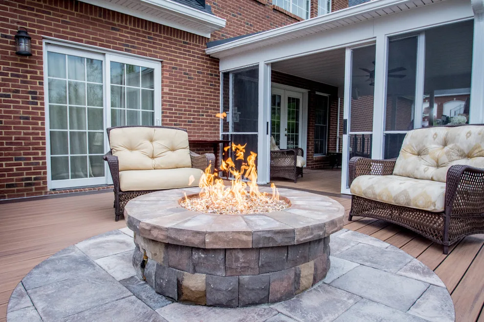 Fire Pit Hall Project by Smoky Mountain Deck Builders - Photo 9