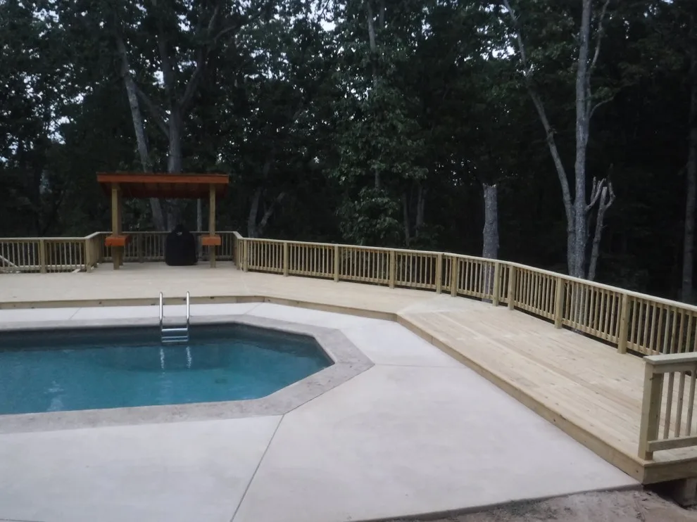 In-Ground Swimming Pool Deck by Decks On A Budget - Photo 4