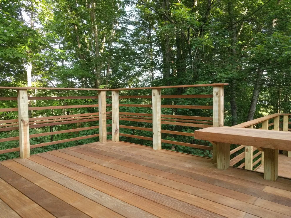 Curved Bench with Ipe Deck by Tight Knot Design Build LLC - Photo 13