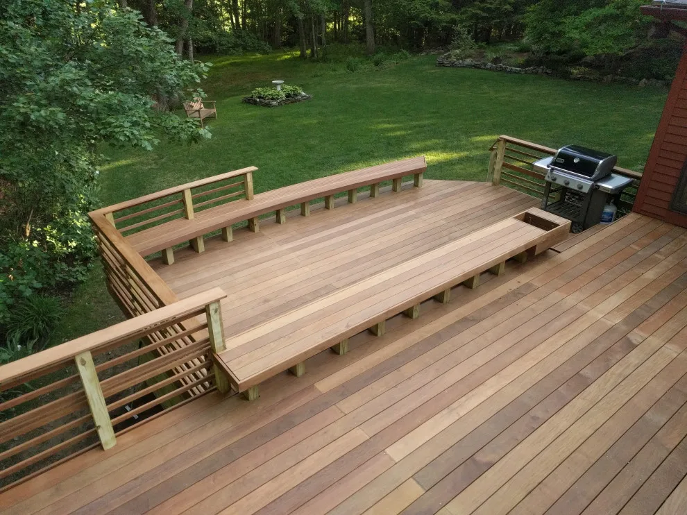 Curved Bench with Ipe Deck by Tight Knot Design Build LLC - Photo 12