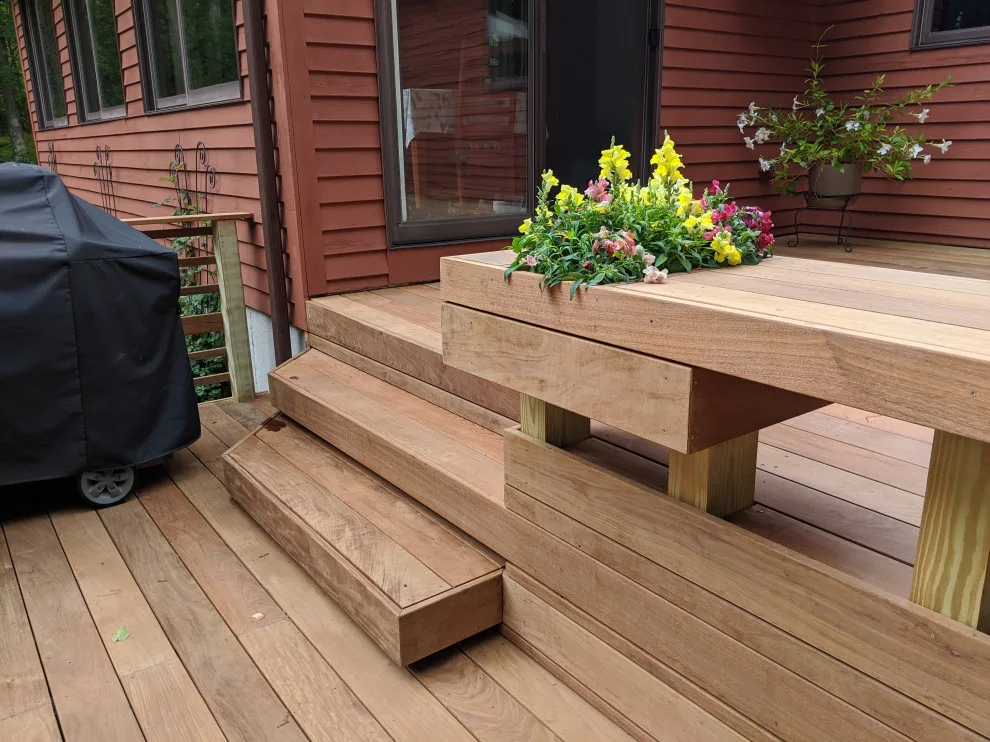 Curved Bench with Ipe Deck by Tight Knot Design Build LLC - Photo 11