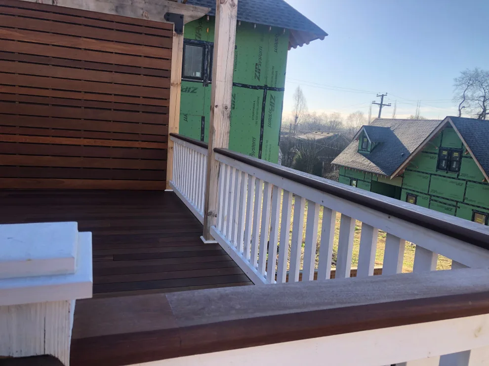 Ipe deck featuring a pergola by Epoch Construction LLC - Photo 6
