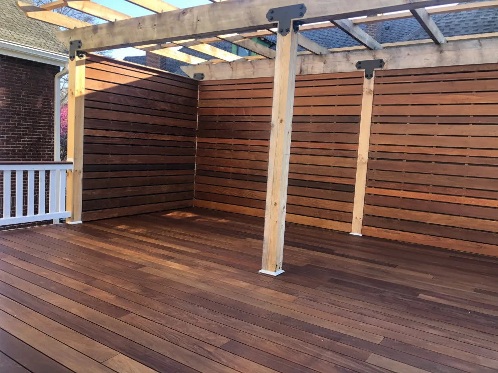 Ipe deck featuring a pergola by Epoch Construction LLC - Photo 9
