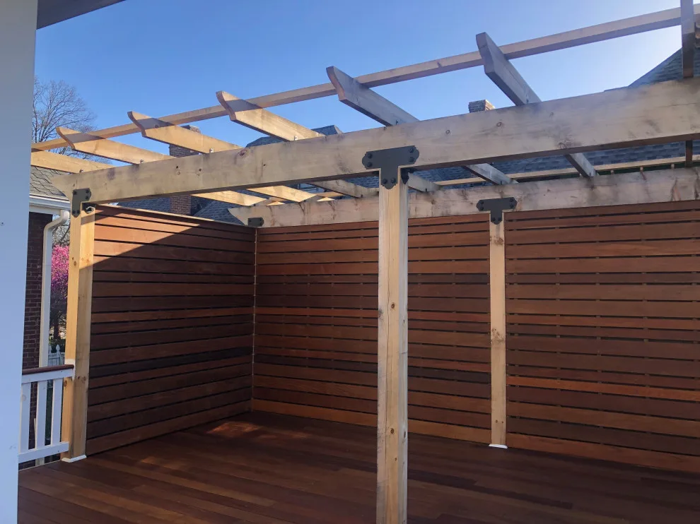 Ipe deck featuring a pergola by Epoch Construction LLC - Photo 10