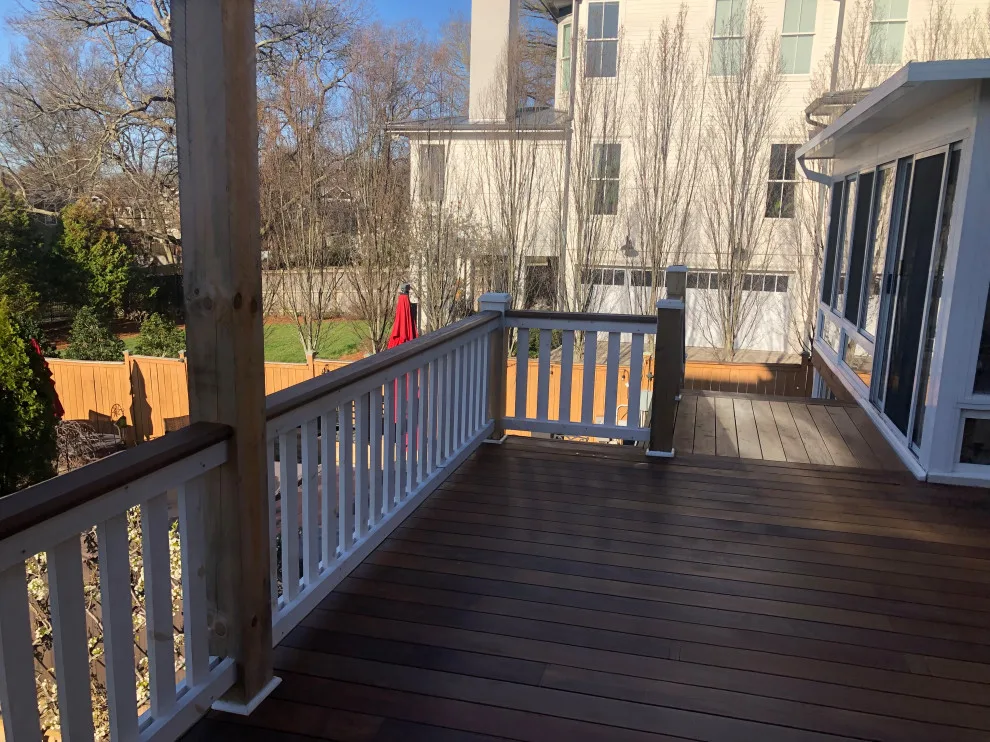 Ipe deck featuring a pergola by Epoch Construction LLC - Photo 2