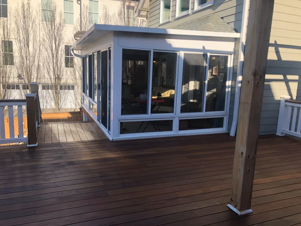 Ipe deck featuring a pergola by Epoch Construction LLC - Photo 5