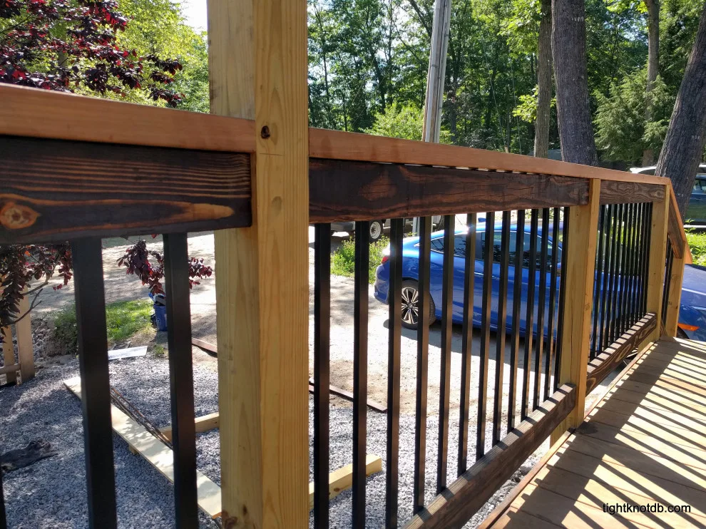 Deck with Pergola made of Ipe by Tight Knot Design Build LLC - Photo 3