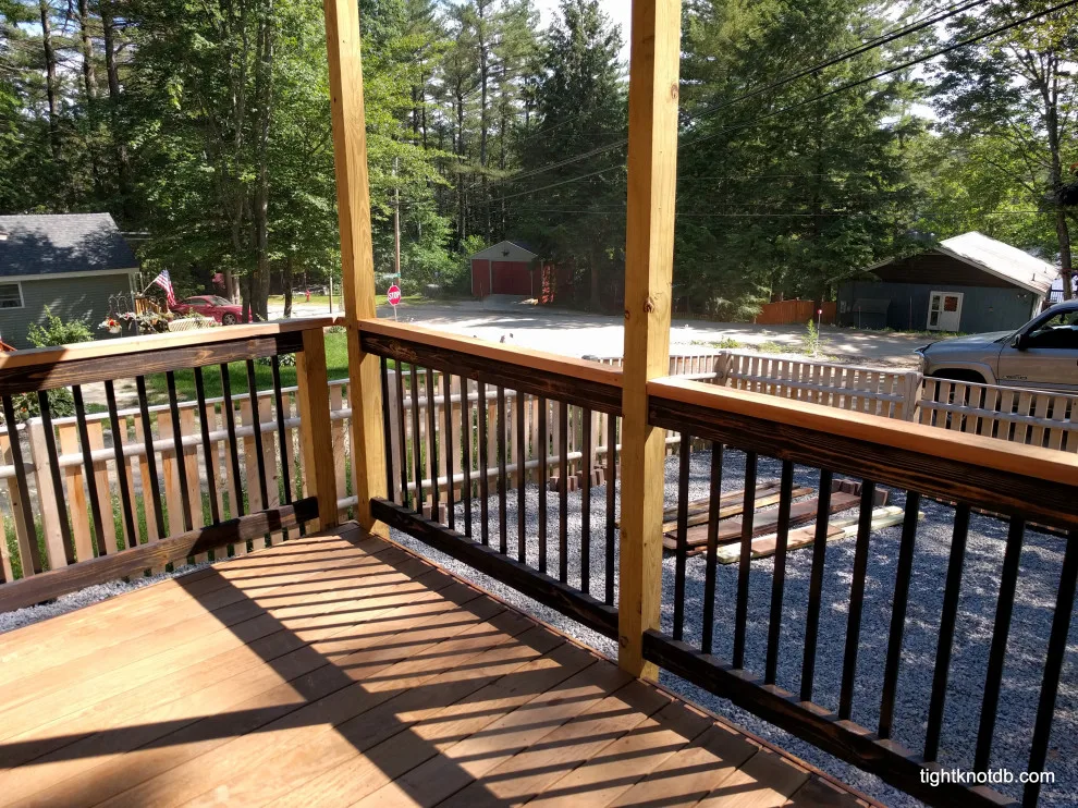 Deck with Pergola made of Ipe by Tight Knot Design Build LLC - Photo 4