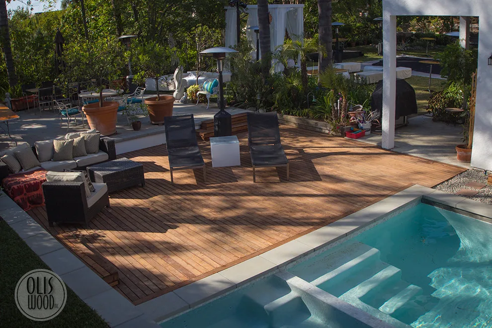 IPE Decking Featuring Integrated Steps by Olis Wood Inc. - Photo 29