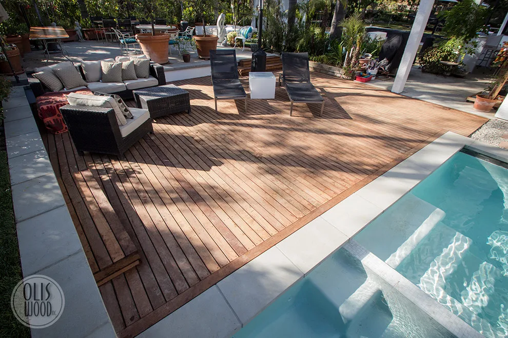 IPE Decking Featuring Integrated Steps by Olis Wood Inc. - Photo 44