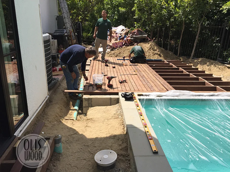 IPE Decking Featuring Integrated Steps by Olis Wood Inc. - Photo 46