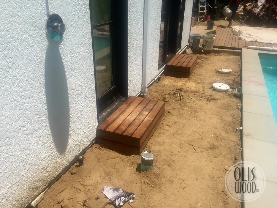 IPE Decking Featuring Integrated Steps by Olis Wood Inc. - Photo 39
