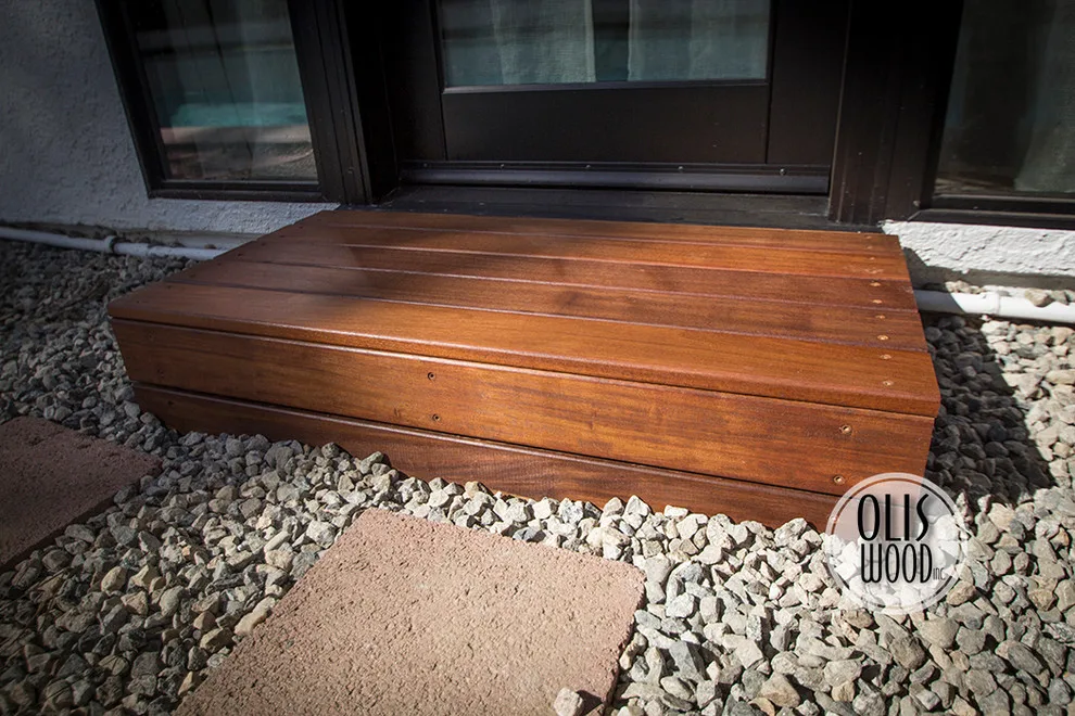 IPE Decking Featuring Integrated Steps by Olis Wood Inc. - Photo 65