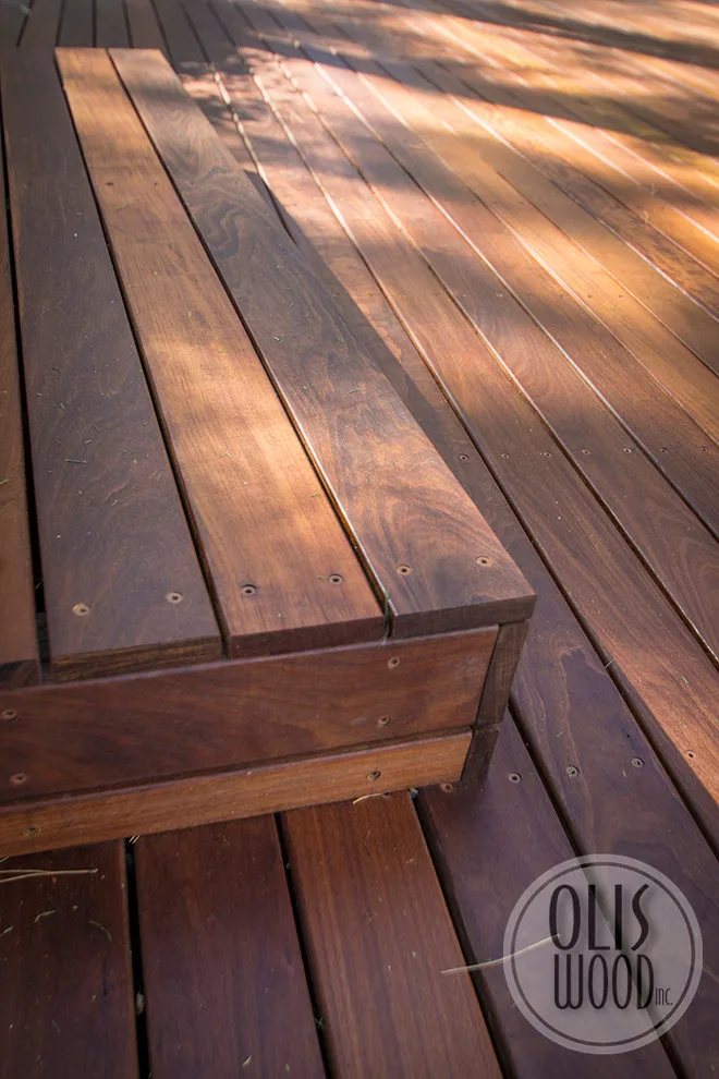 IPE Decking Featuring Integrated Steps by Olis Wood Inc. - Photo 69