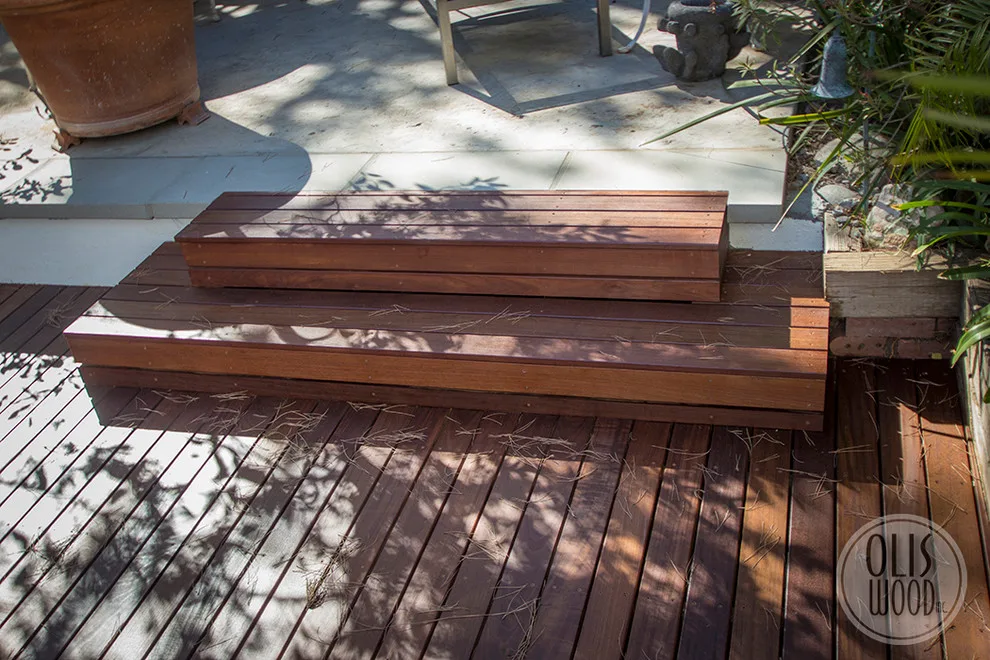 IPE Decking Featuring Integrated Steps by Olis Wood Inc. - Photo 14