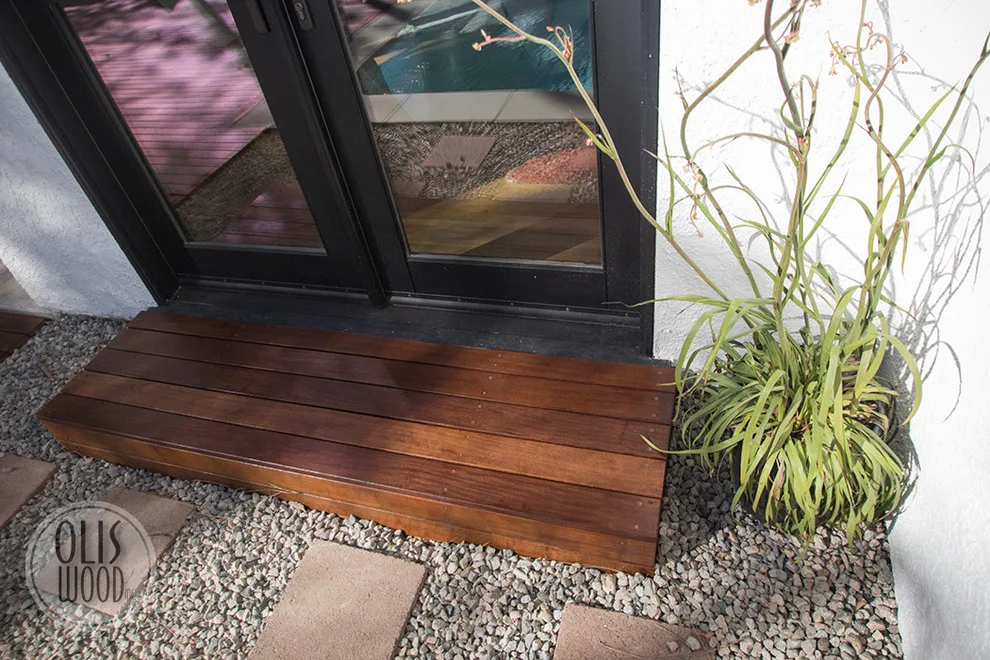 IPE Decking Featuring Integrated Steps by Olis Wood Inc. - Photo 45