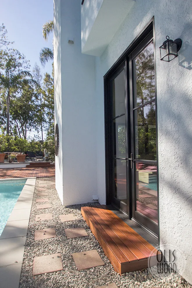 IPE Decking Featuring Integrated Steps by Olis Wood Inc. - Photo 58