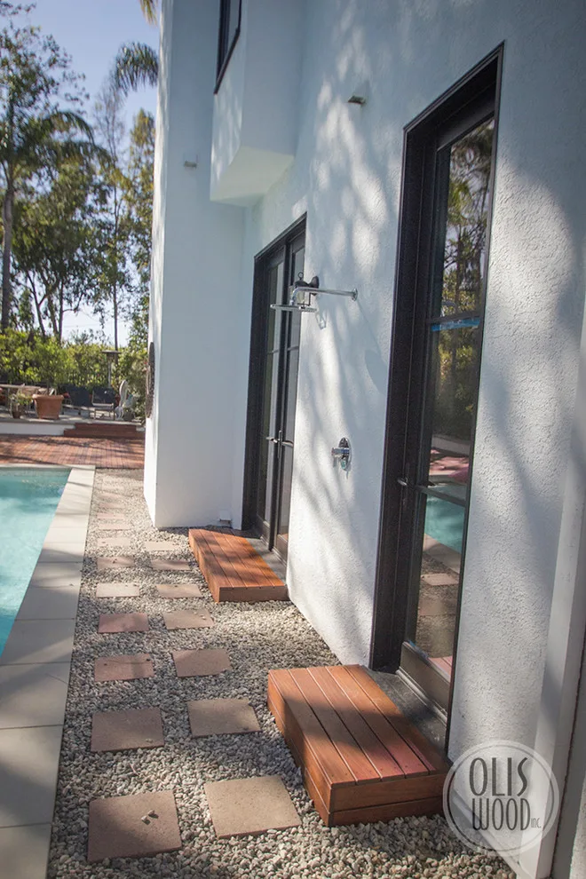IPE Decking Featuring Integrated Steps by Olis Wood Inc. - Photo 35