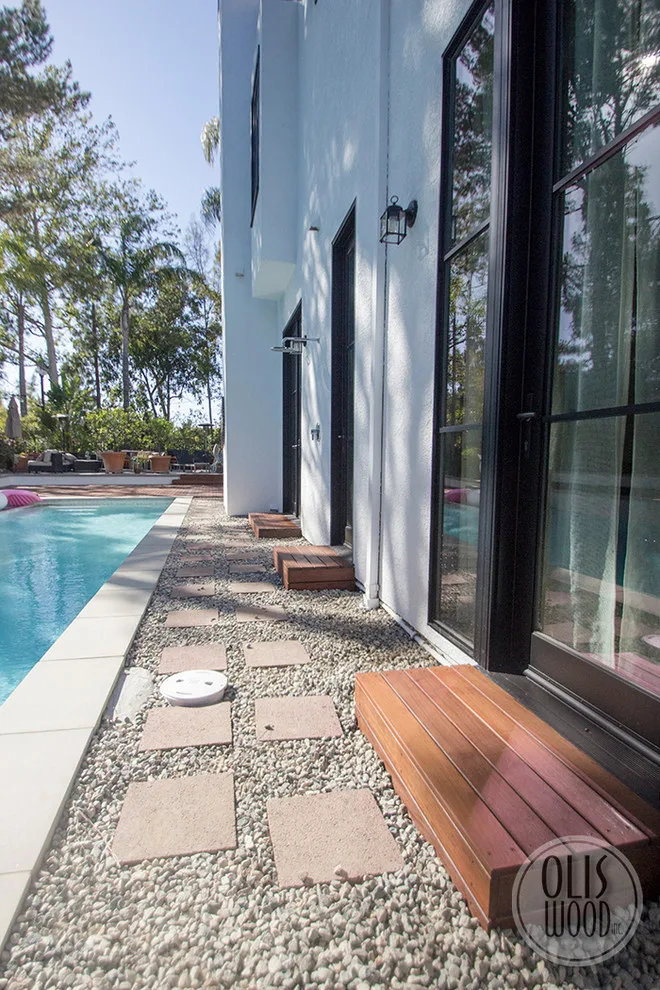 IPE Decking Featuring Integrated Steps by Olis Wood Inc. - Photo 12