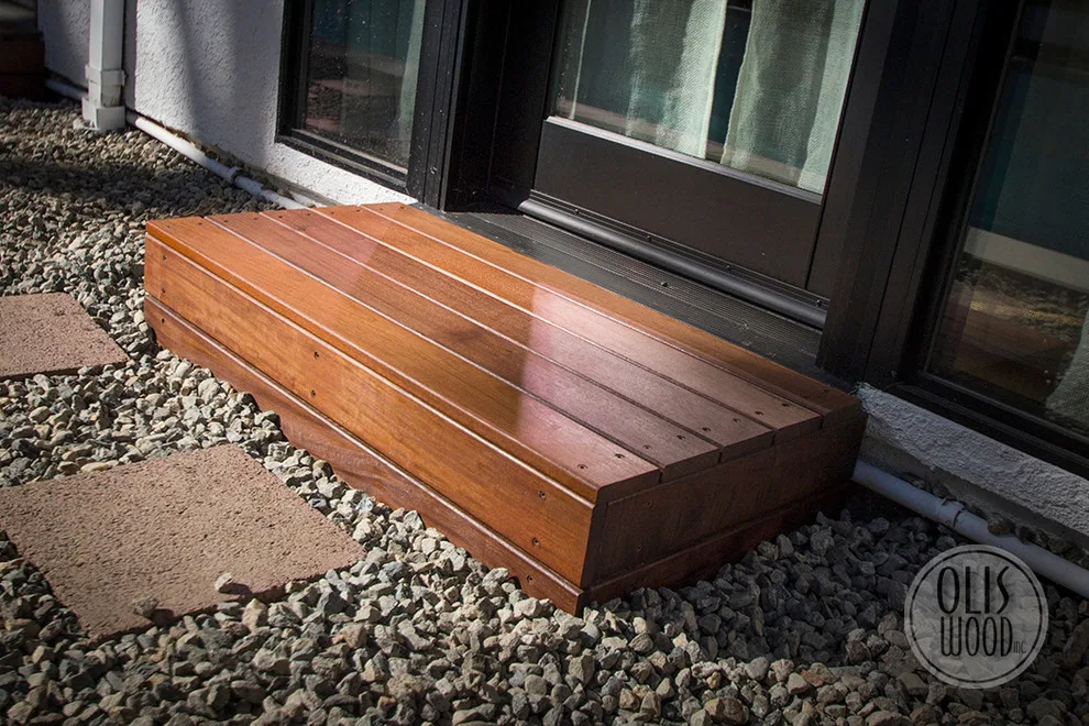IPE Decking Featuring Integrated Steps by Olis Wood Inc. - Photo 79