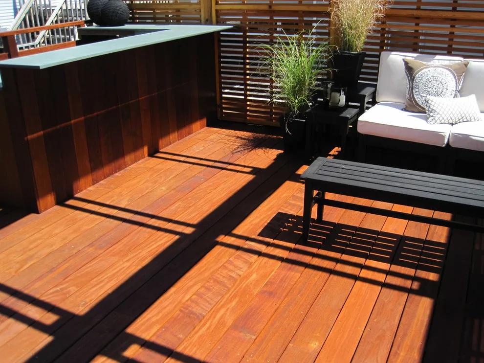 Chicago Rooftop Ipe Hardwood Deck by Unique Deck Builders - Photo 3