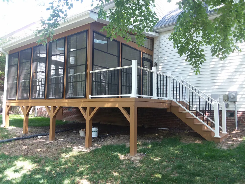 Jamestown NC Three-Season Room with Deck Attachment by Archadeck Piedmont Triad - Photo 2