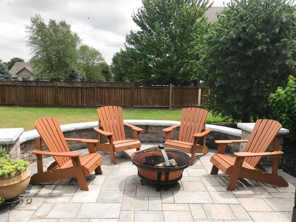 Kansas Paver Patio Featuring a Pergola and Removable Fire Pit by Kansas City Hardscapes - Photo 4