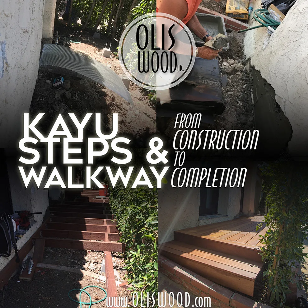 Custom Wood Steps and Walkway by Kayu by Olis Wood Inc. - Photo 2