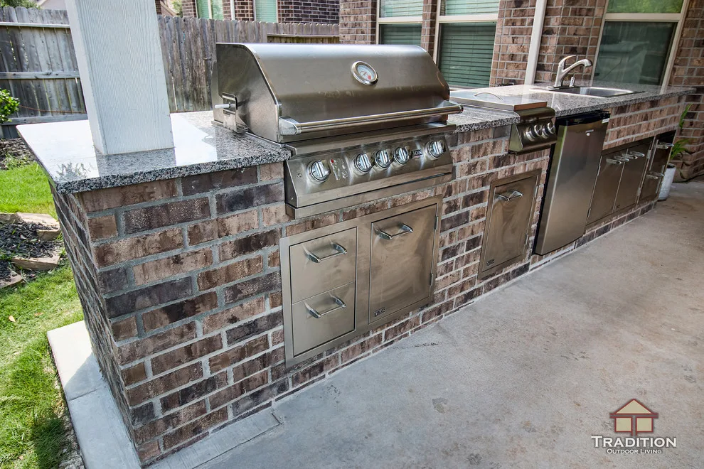 Katy, TX Kitchen and Enclosed Patio by Tradition Outdoor Living - Photo 6
