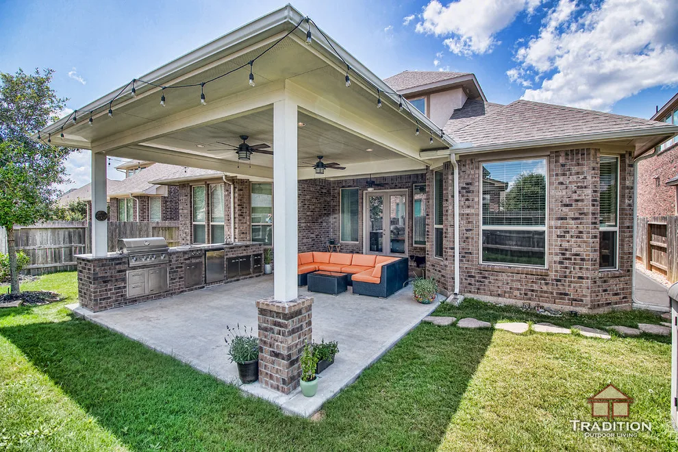Katy, TX Kitchen and Enclosed Patio by Tradition Outdoor Living - Photo 5