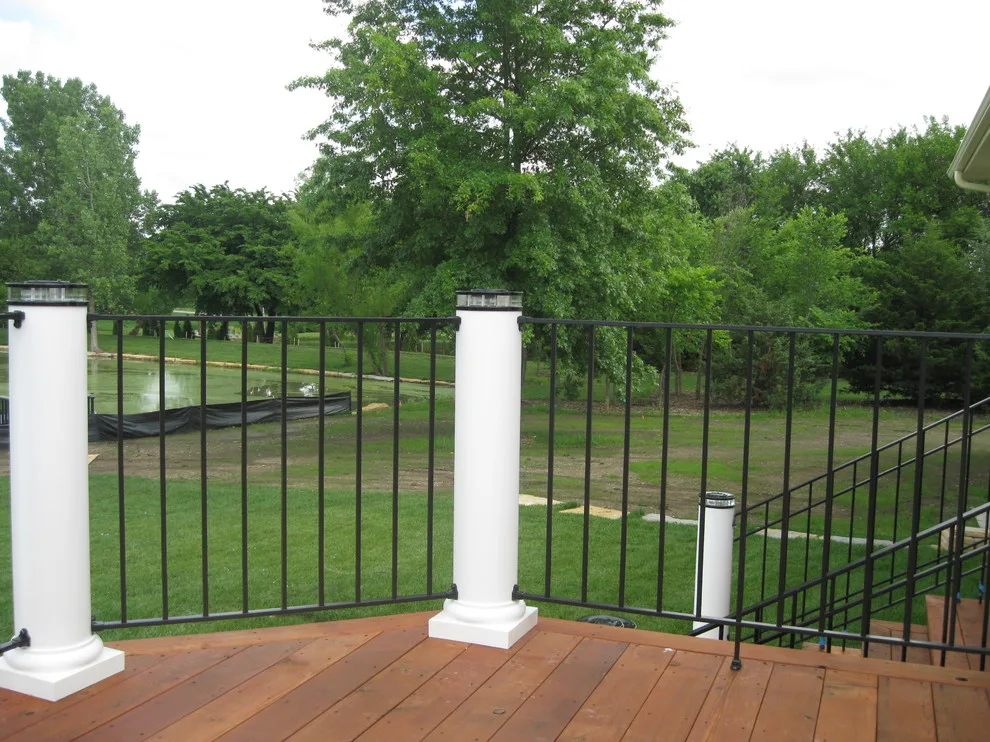 Custom Deck Lighting for Kitchen with Low Voltage Lighted Post Caps by Moonlight Decks LLC - Photo 7