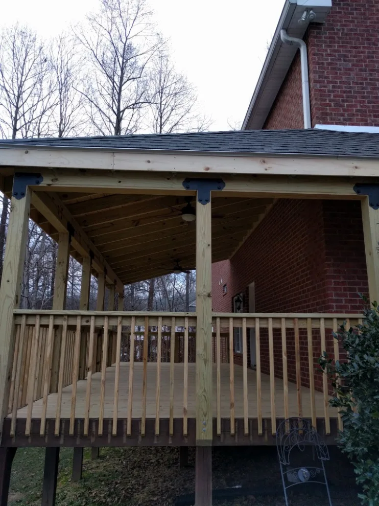 L-shaped sheltered patio by Epoch Construction LLC - Photo 5