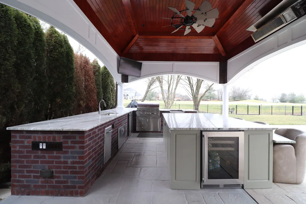 Lake Forest Pool Pavilion by KLC Decking And Outdoor Living - Photo 10
