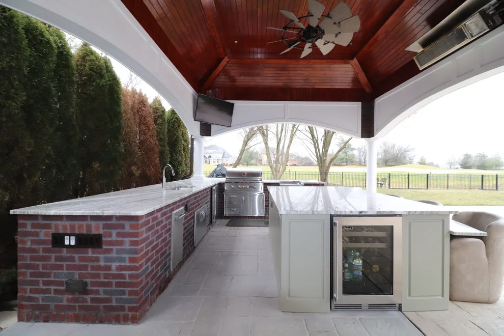 Lake Forest Pool Pavilion by KLC Decking And Outdoor Living - Photo 5