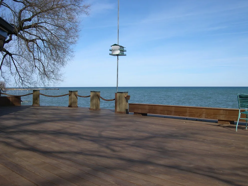Ipe Hardwood Deck for Lake Michigan Backyard by Unique Deck Builders - Photo 11