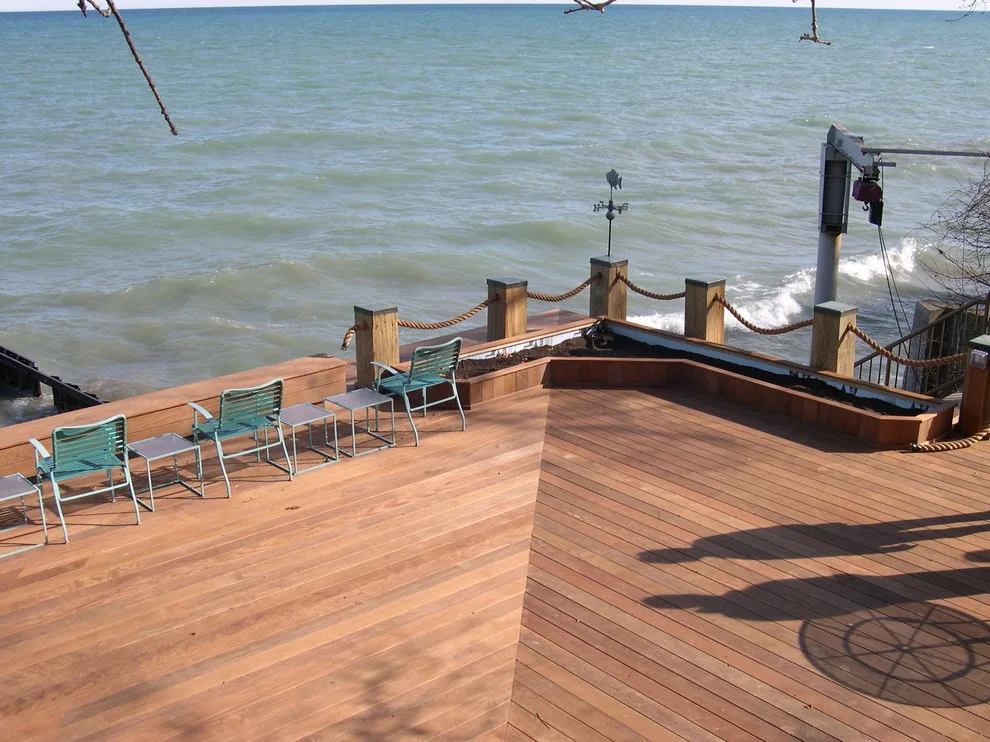 Ipe Hardwood Deck for Lake Michigan Backyard by Unique Deck Builders - Photo 17