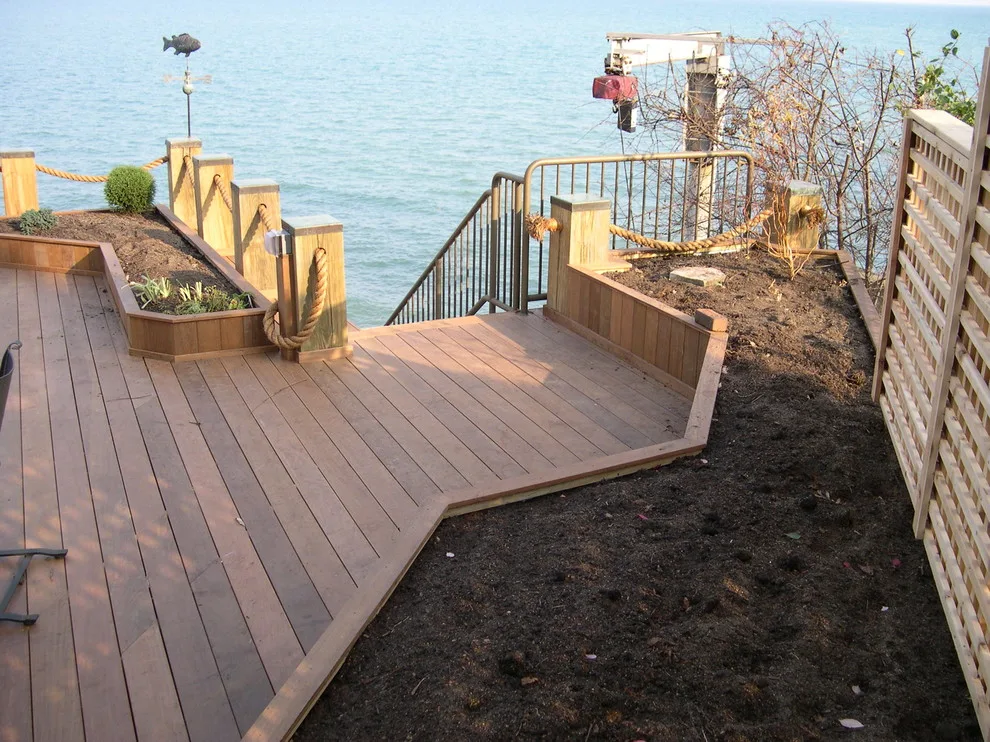 Ipe Hardwood Deck for Lake Michigan Backyard by Unique Deck Builders - Photo 6