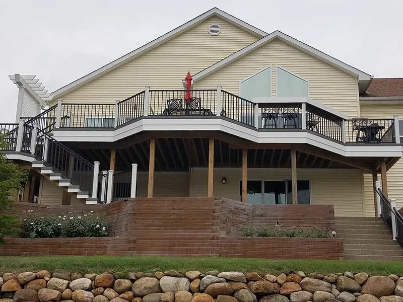 Waterfront Trex Patio by Miles Bradley Building And Remodeling - Photo 5