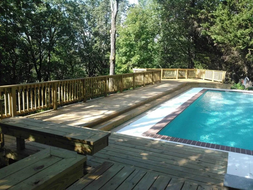 Expansive Tailored Pool Deck by Decks On A Budget - Photo 9