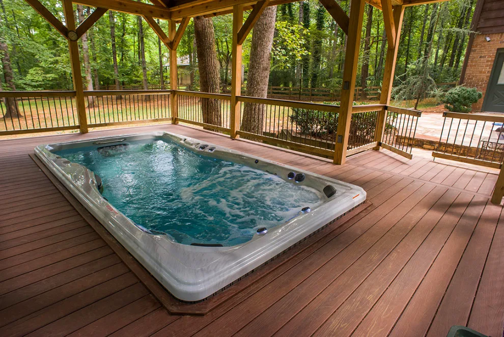 Spacious Hot Tub Pavilion by Atlanta Decking & Fence Co., Inc. - Photo 2
