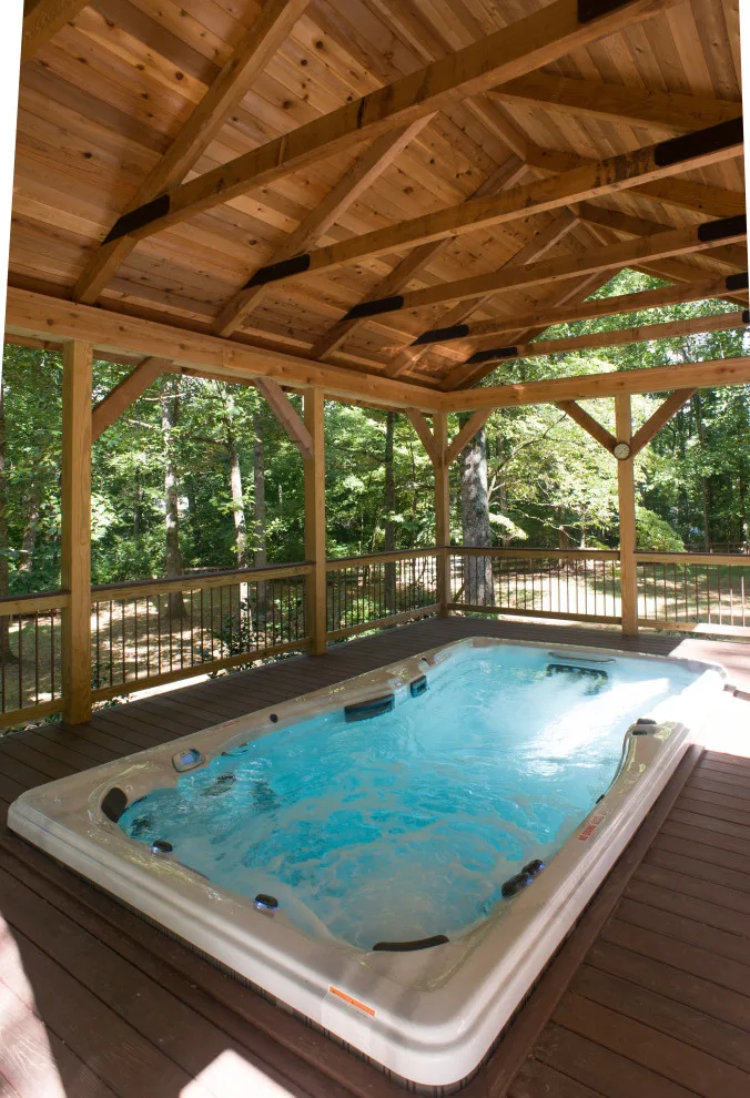Spacious Hot Tub Pavilion by Atlanta Decking & Fence Co., Inc. - Photo 3