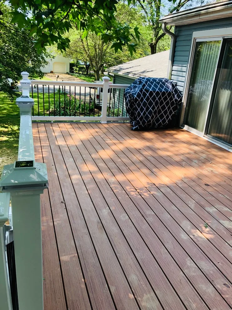 Lawrenceville Trex Transcend Deck with Secure Underneath Storage by DTR Construction Service - Photo 2