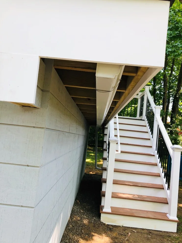 Lawrenceville Trex Transcend Deck with Secure Underneath Storage by DTR Construction Service - Photo 3